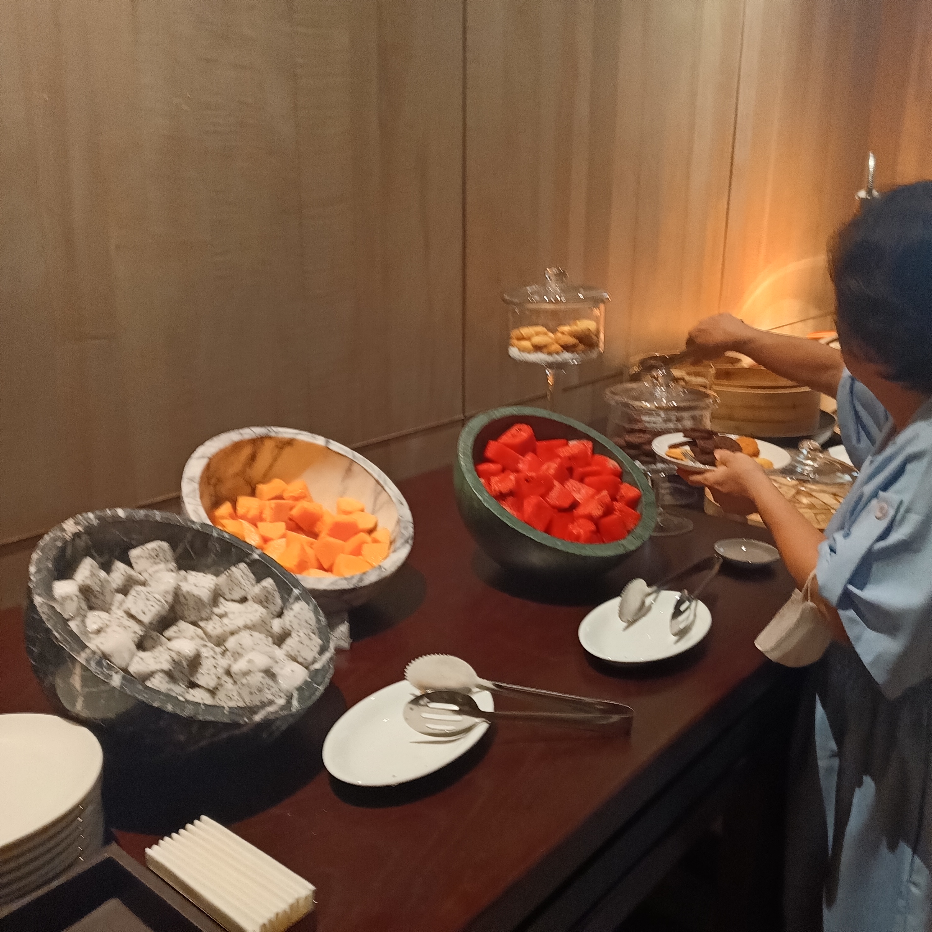 Buffet nghỉ giải lao.